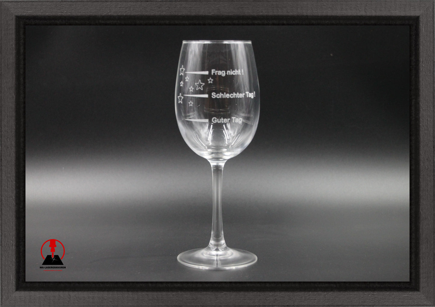 Weinglas (Weißwein) - Guter Tag, schlechter Tag, frag nicht