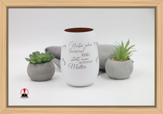 Windlicht - Hinter jedem glücklichen Kind...