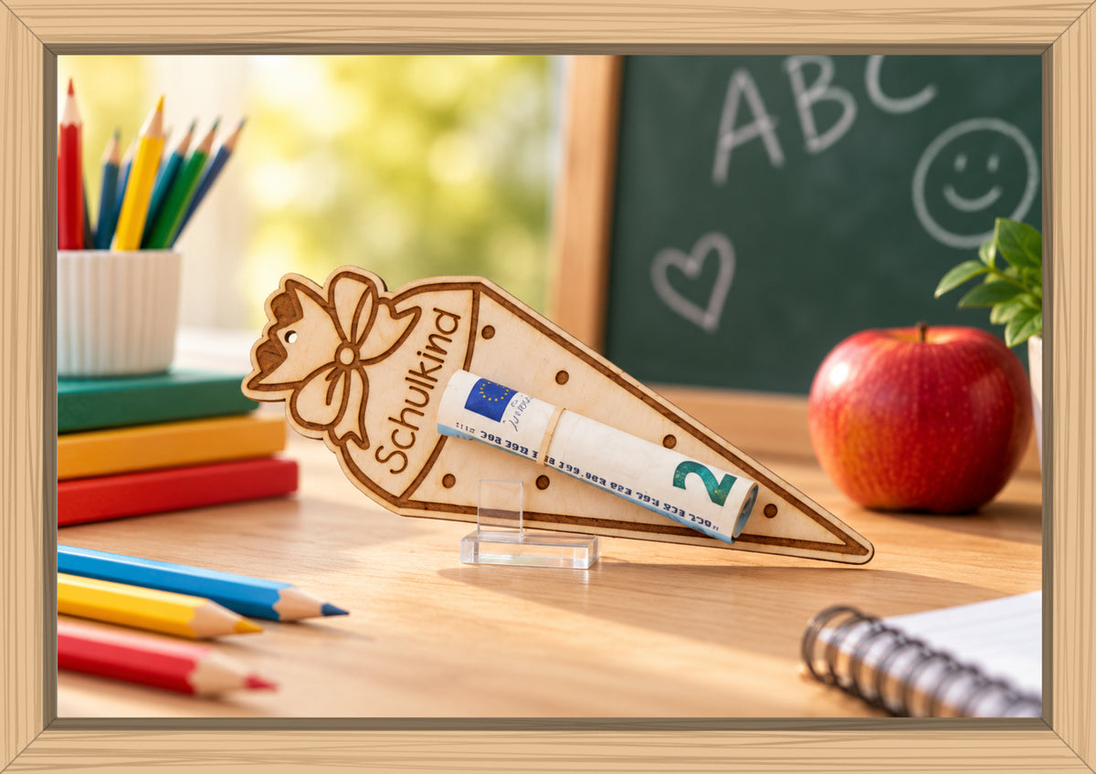 Kleine Geschenketüten "Schulkind" (Geldgeschenk)