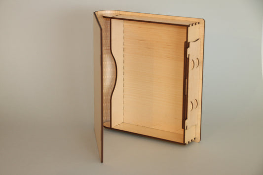 Holzbuch mit Schiebeverriegelung "Standard"