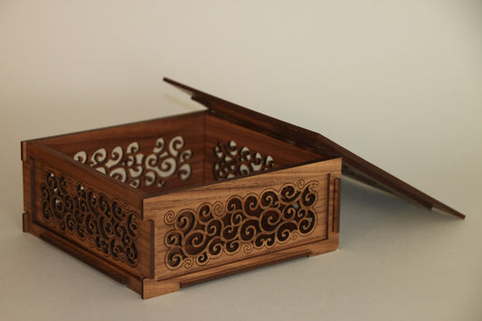 Holzbox mit Inlay XL