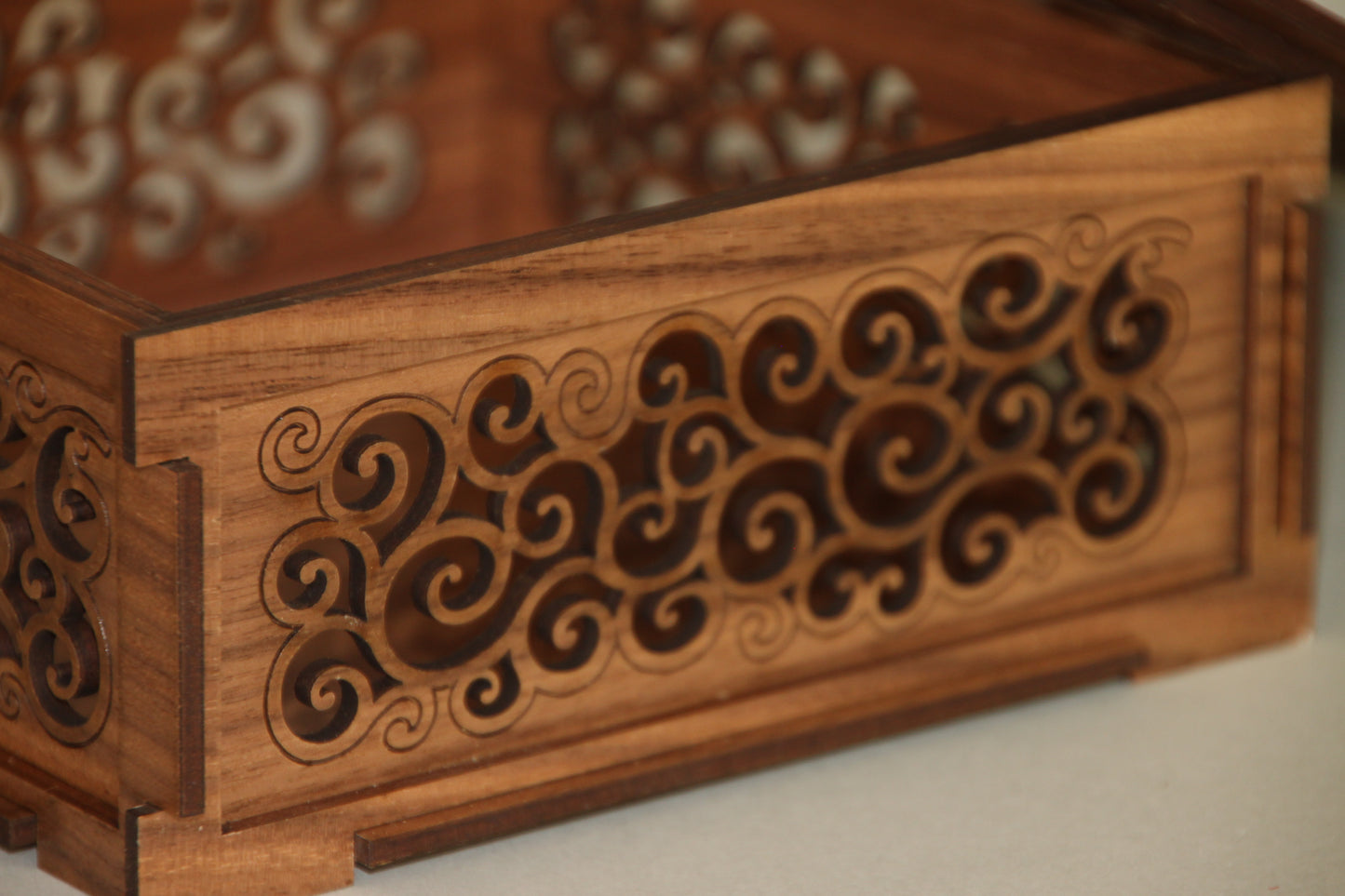 Holzbox mit Inlay XL