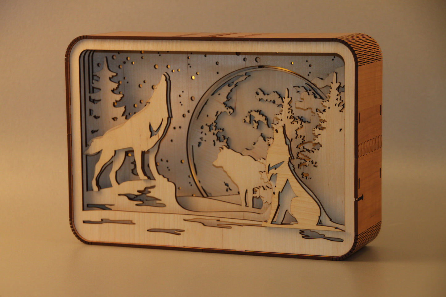3-D Bild "Wolf"