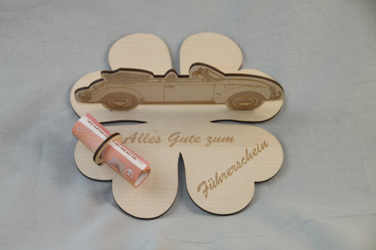 Geldgeschenk "Herzlichen Glückwunsch - zum Führerschein"