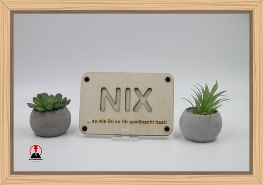 Geldgeschenk - NIX
