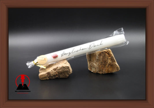 Kerze 240 "Herzlichen Dank"