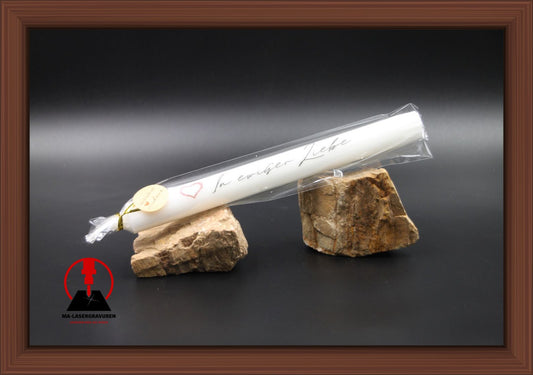 Kerze 240 "In ewiger Liebe"