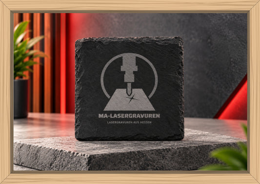Schiefer Untersetzer 10x10cm selbst gestalten