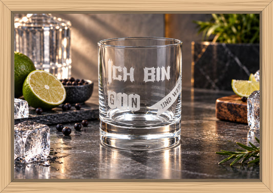 Gin-Glas "Ich bin Gin..."