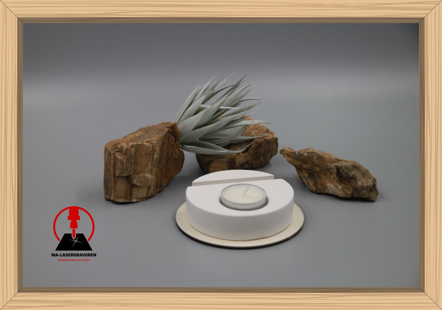 Teelichtfuß "Rund" für Wechselsystem